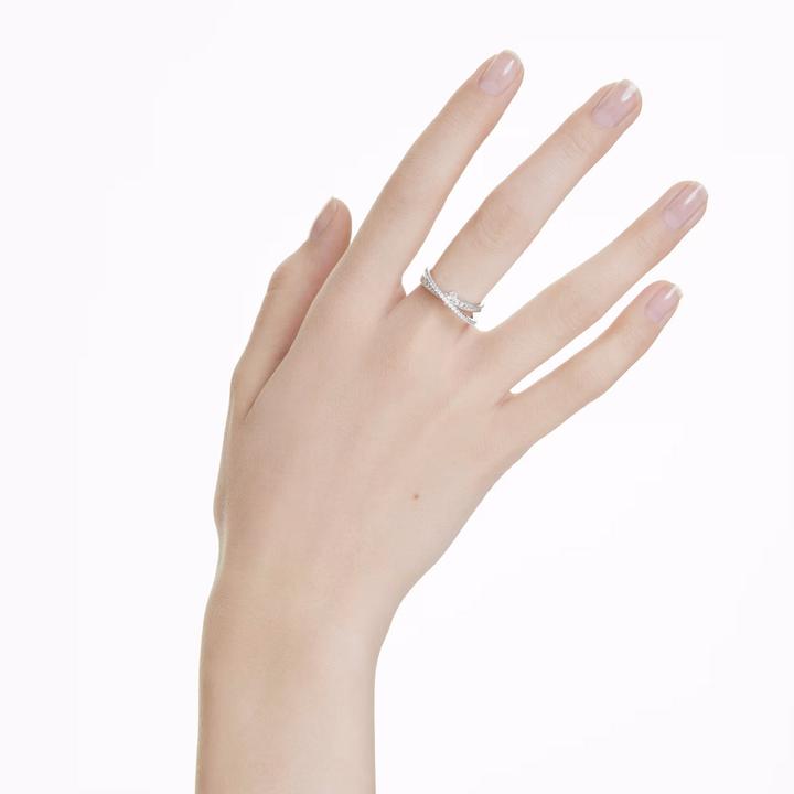 Immagine prodotto Swarovski Anello Hyperbola Vari tagli Bianco (55)