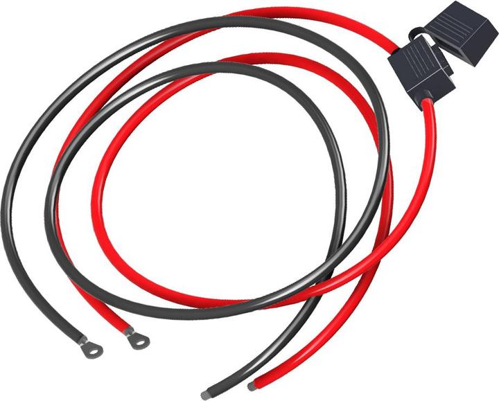Produktbild Nordic Power Offgridtec 1,5m 6mm² Batteriekabel M8 mit Flachsicherungshalter, 10A Sicherung und Polklemmen