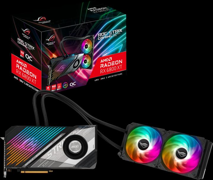 Image du produit ASUS Radeon ROG STRIX LC RX 6800 XT O16G GAMING (16 Go)