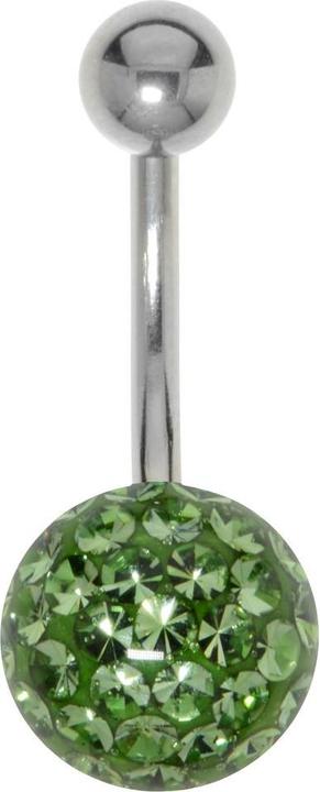 Bijouteria Bauchpiercing (Edelstahl, Kristall, Epoxiharz)