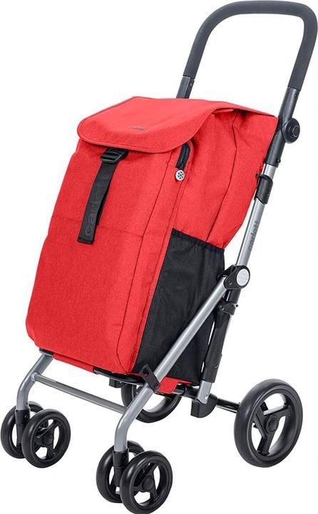 Actual product image Carlett Shopping trolley with 4 wheels Classic duo in red