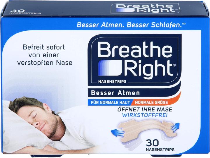 Produktbild Breathe Right Besser Atmen Nasen Bei Nor, 30 St PFL (30 x)