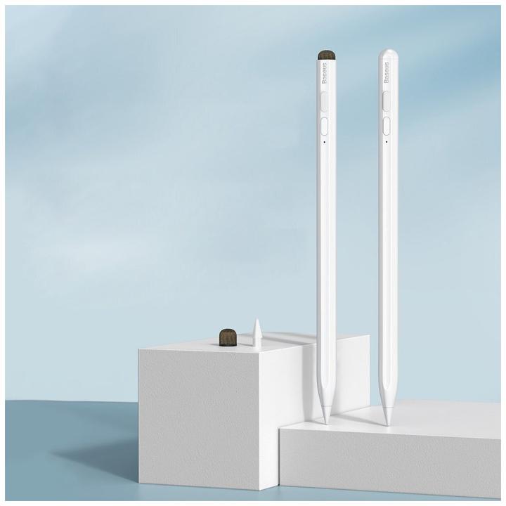 Actual product image Baseus Smooth Writing Stylus with LED Indicators (Active+Passive) White