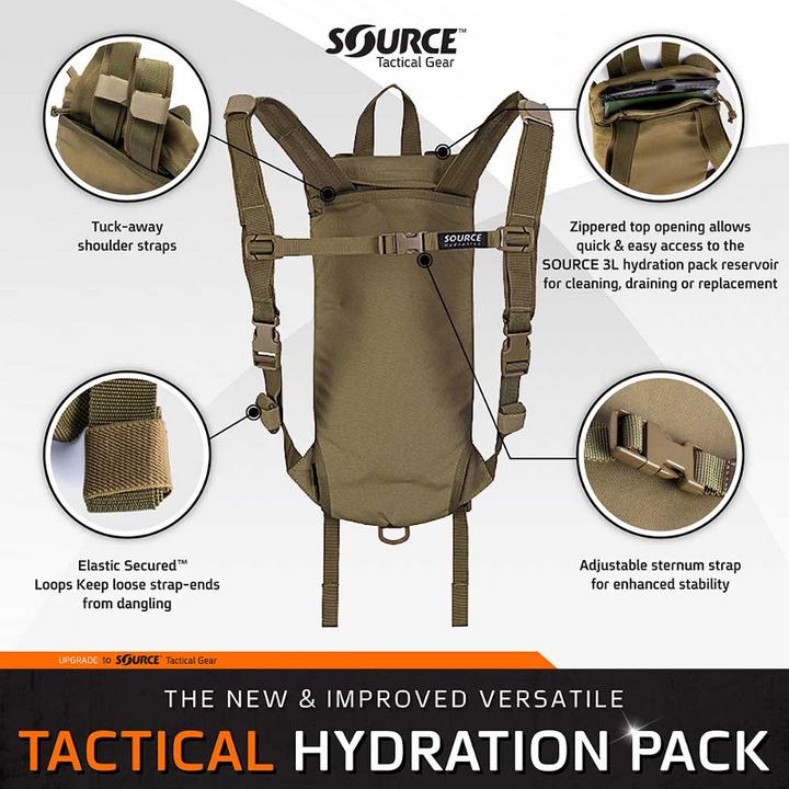 Actual product image Tactical Trinkrucksack (3 l)