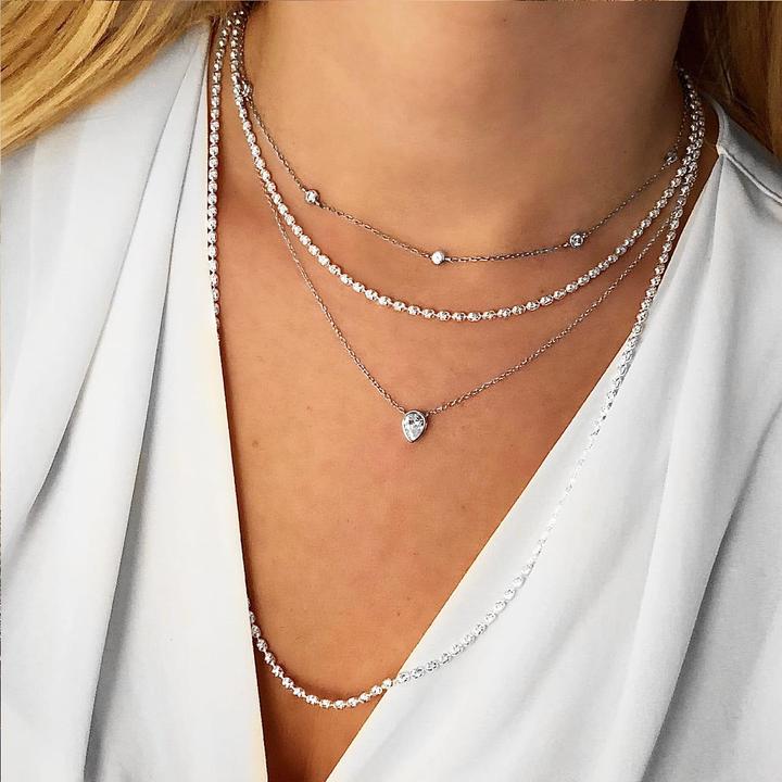 Immagine prodotto Candy Collana Sparkle, argento 925 (Argento 925, 60 cm)