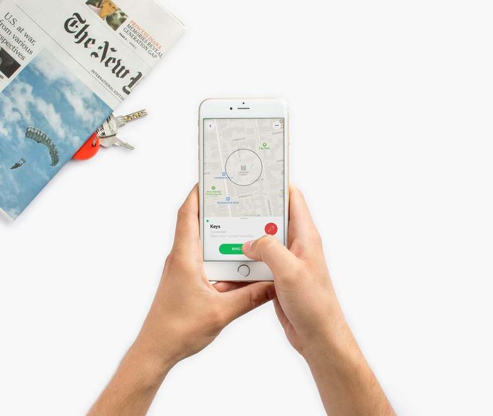 Actual product image Chipolo ONE bundle of 4 (iOS, Android)