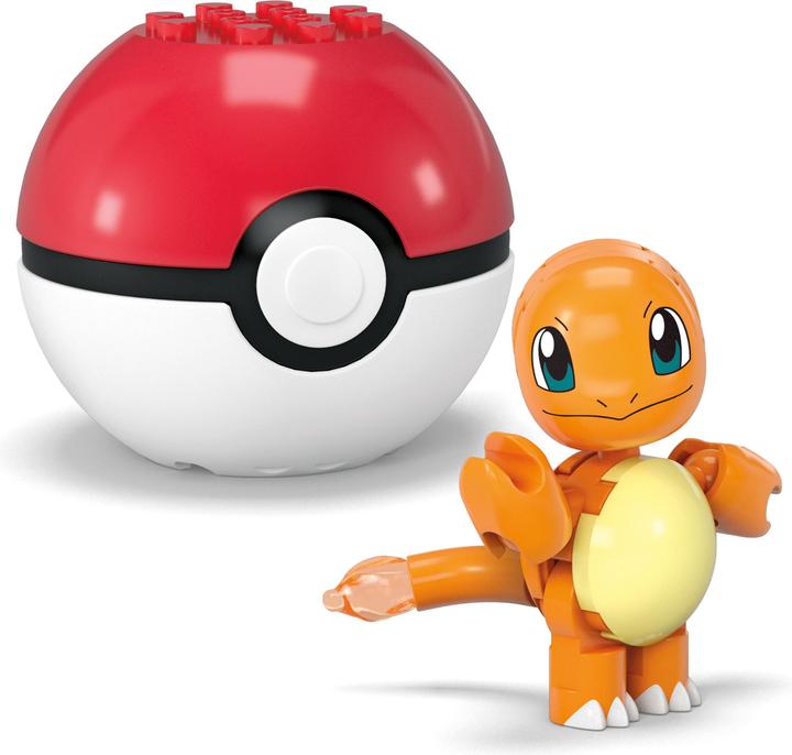 Produktbild Pokémon Bauset Poké Ball Collection: Glumanda & Pichu