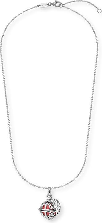 Immagine prodotto Engelsrufer Palla canterina Angelcaller con angelo d'argento (Argento 925, Ottone, 45 - 50 cm)