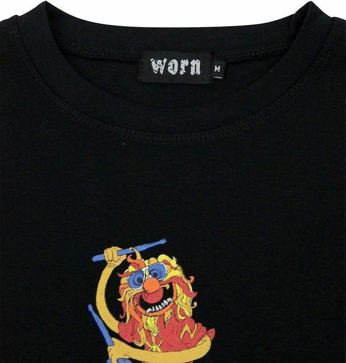 Actual product image Worn Animal Drummer Tshirt (XL)