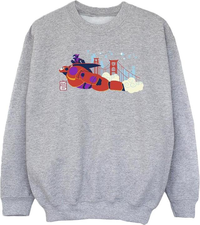 Disney Big Hero 6 Baymax Hiro Bridge Sweatshirt Mädchen (116)