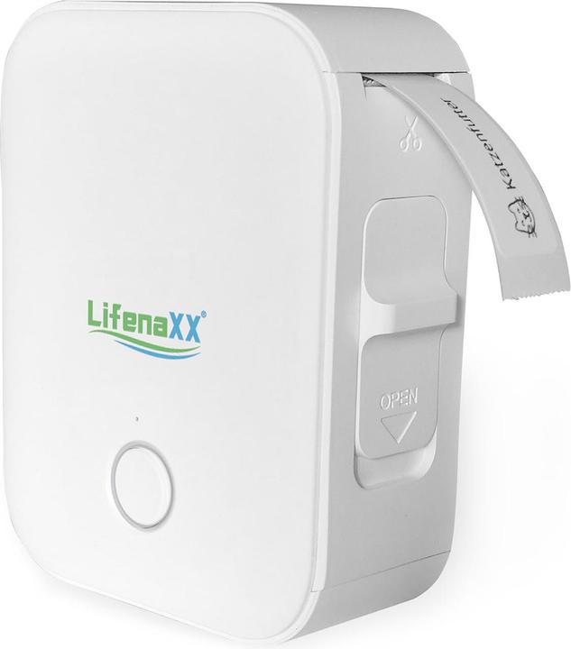 Produktbild Technaxx Mobiler Akku-Thermo-Etikettendrucker, App, 12 mm