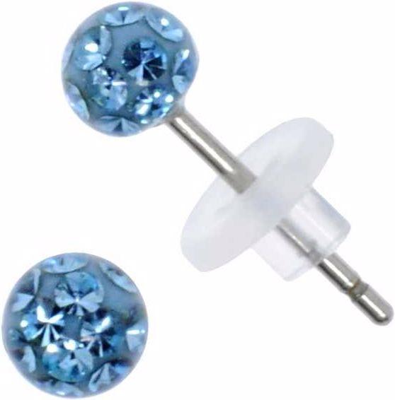 Actual product image Bijouteria Kids earrings (Surgical steel 316L, Crystal, Epoxy resin, PVC)