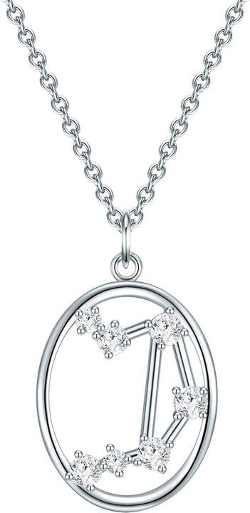 Trilani Damen Sterling Silber Zirkonia silber 42,0 cm Basiskette + 7,0 cm Verlängerung - 28609 (Sterling Silber, 42 - 49 cm)