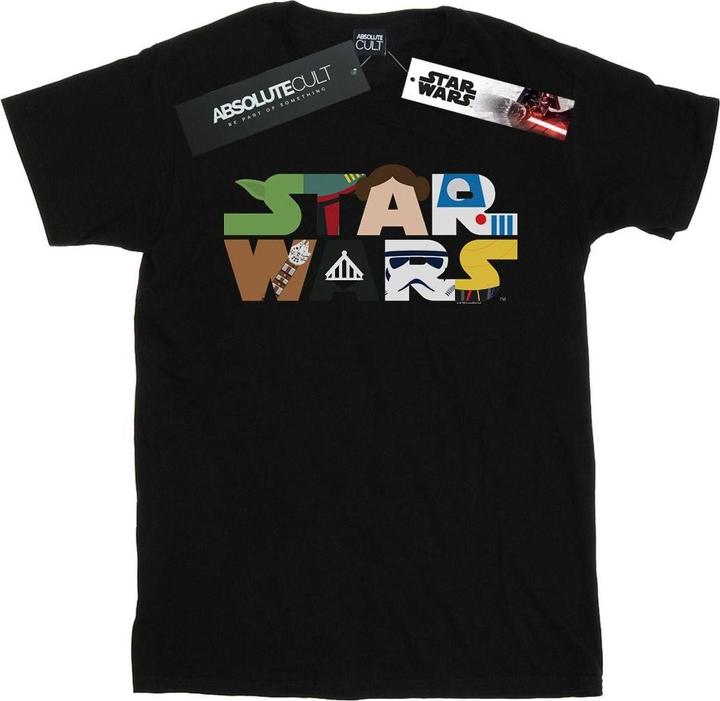 Star Wars Character Logo TShirt (L)