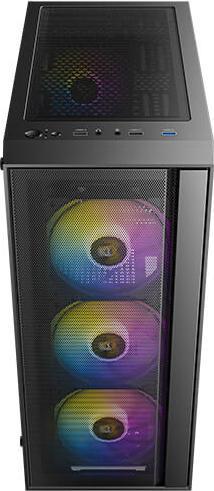 Produktbild Antec Boitier Moyen Tour Atx Ax65 RGB Avec Panneau Vitré (Noir) (mATX, ITX, ATX)