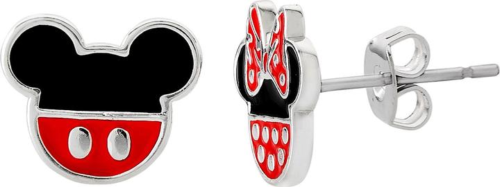 Immagine prodotto NoName MINNIE + MICKEY - 1 Paio di Orecchie - Laiton Argent Plaqué (Argento)
