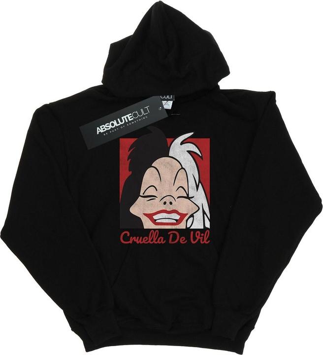 Produktbild Disney Cruella De Vil Cropped Head Kapuzenpullover Mädchen (128)