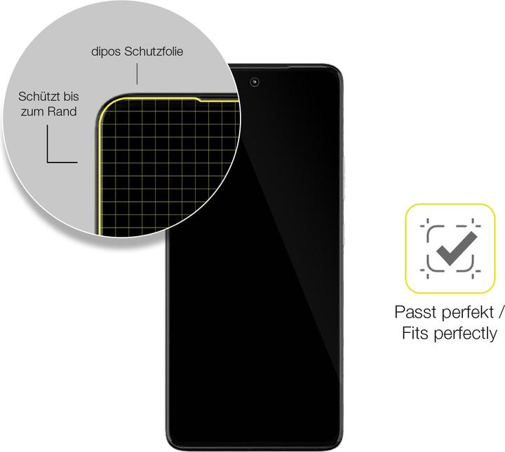 Immagine prodotto Dipos Pellicola Protettiva Full-Cover 3D (2 Pezzo/i, Motorola Moto G72)