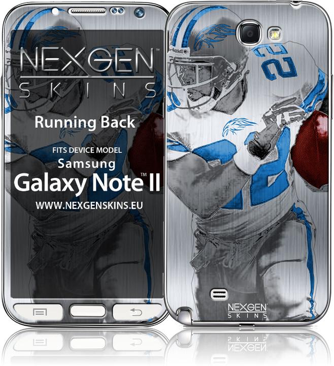 Immagine prodotto Nexgen Skins - Set di skin per la cover con effetto 3D di Samsung GALAXY Note 2 (Running Back 3D) (Samsung Galaxy Note 2)