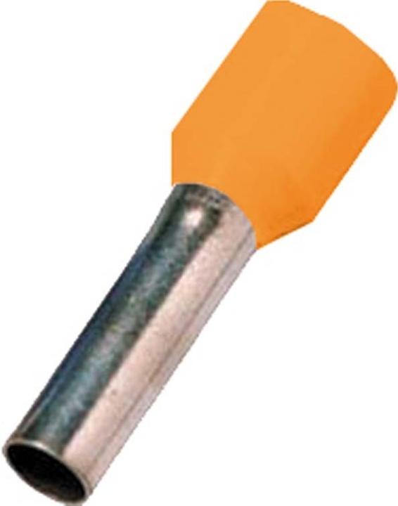 Produktbild Intercable 1000 Stück Aderendhülse 0,5qmm orange ICIAE058OR / 558109