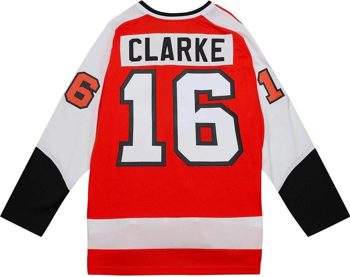 Actual product image Mitchell & Ness M&N Blue Line Bobby Clarke Philadelphia Flyers 1974 Jersey (S)
