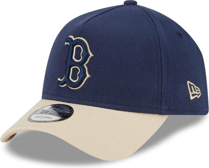 Actual product image New Era A-Frame 9Forty Cap MOLESKIN Boston Red Sox navy (One size)