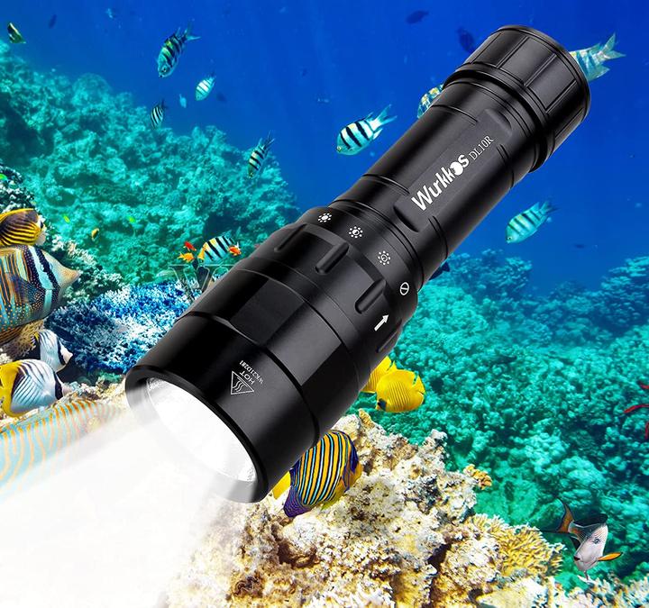 Wurkkos Diving lamp (14 cm, 4500 lm)