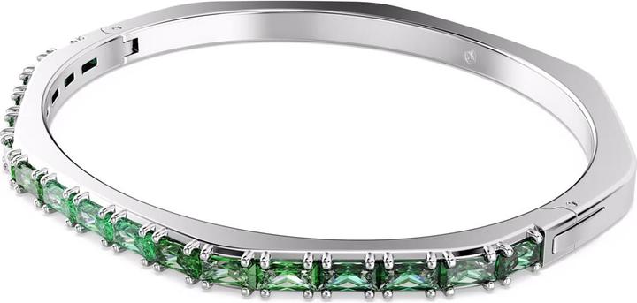 Immagine prodotto Swarovski Matrix Armreif Baguette Schliff Grün (17 cm, Metallo Swarovski)