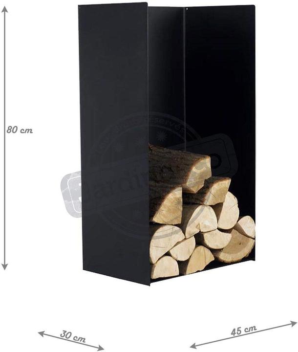 Produktbild Magnus R148 Kaminholzregal (45 x 60 x 80 cm)