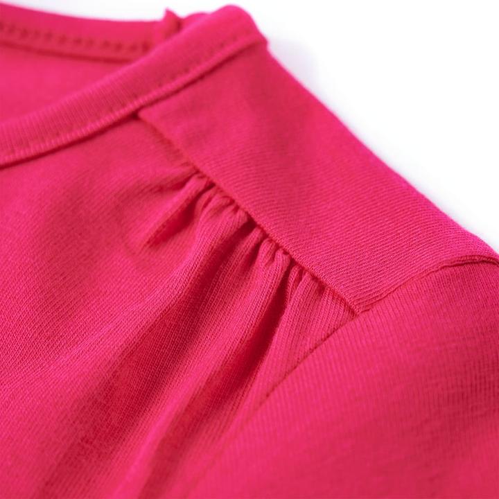 Produktbild VidaXL Kinder-Langarmshirt Knallrosa 104,Material: 95 % Baumwolle (104)
