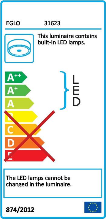 Label énergétique EGLO Maserlo (1500 lm)