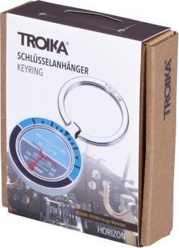 Actual product image Troika Keyring Horizon Shiny Grey/Multicoloured