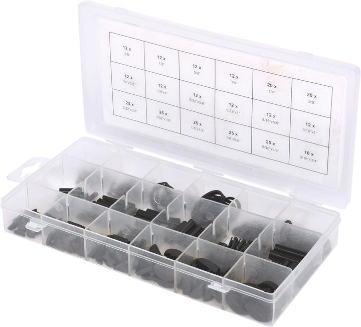 Produktbild KS Tools Sortiment Spannstift/Seegering/Federkeile/E-Sicherungsring