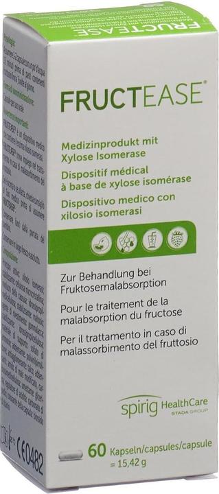 Fructease Enzympräparat bei Fructose Intoleranz - 60 Kapseln (60 Stück, Kapseln, 39 g)