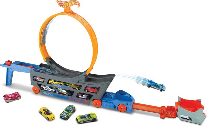 Image du produit Hot Wheels Stunt N Go Transporter & Trackset