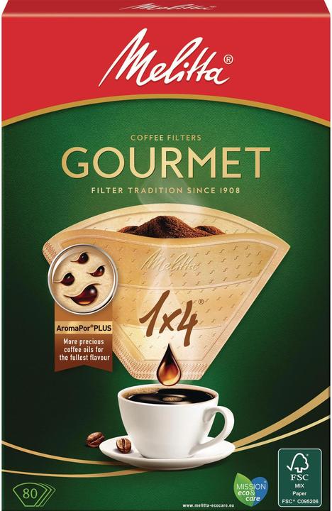 Melitta Gourmet 1x4 / 80 Stück
