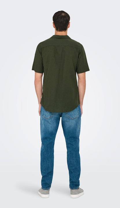Immagine prodotto Only & Sons Onscaiden Life Ss Solid Resort Linennoos (S)