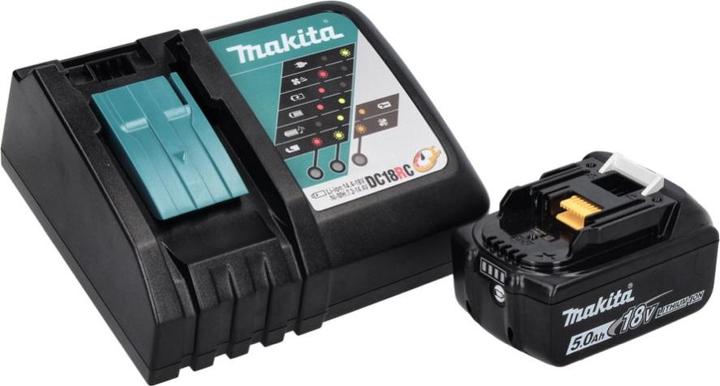 Produktbild Makita DGA 452 RT1 Akku Winkelschleifer 18 V 115 mm + 1x Akku 5,0 Ah + Ladegerät (115 mm)