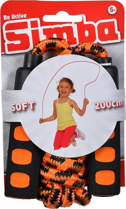 Produktbild Simba Springseil mit Softgriff 200cm orange (54.50 cm)