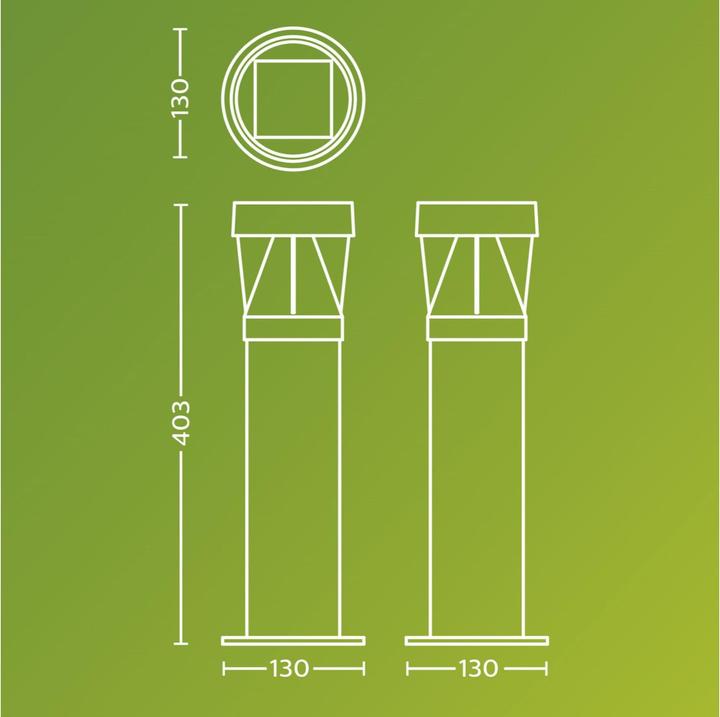 Actual product image Philips Outdoor Avery Solar (200 lm, IP44)