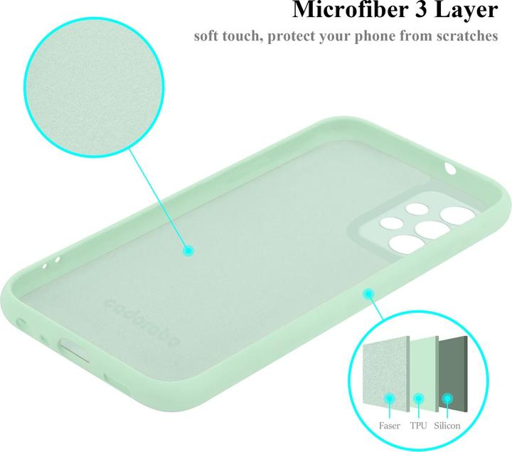Produktbild Cadorabo TPU Liquid Silicone Case Hülle für Samsung Galaxy A23 4G / 5G (Samsung Galaxy A23, Samsung Galaxy A23 5G)