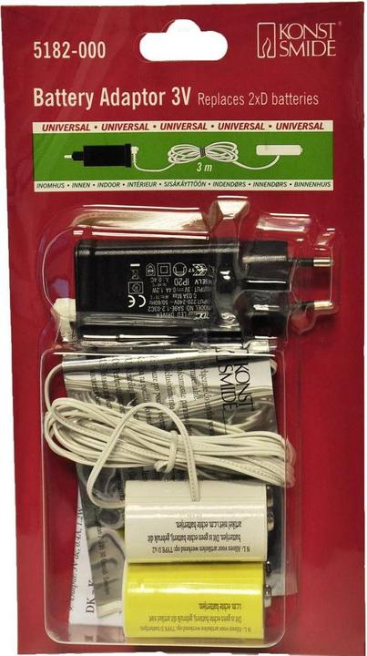 Produktbild Konstsmide Netzadapter für Batterieartikel (3 m)