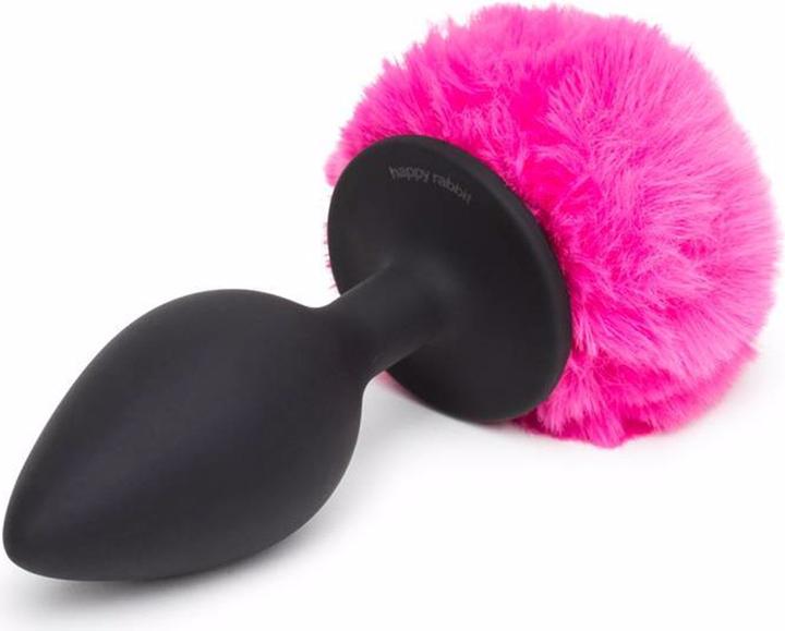 Produktbild Happy Rabbit Non Vibrating Butt Plug Large Black/Pink