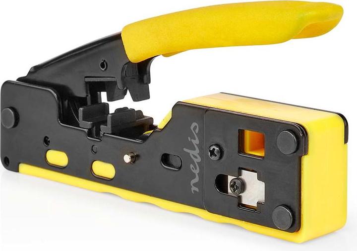 Actual product image Nedis Crimp pliers | CAT5 / CAT5e / CAT6 / CAT6a / CAT7 / RJ12 / RJ45 | Pulling / Cutting / Pliers
