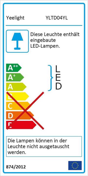 Energie-Label Yeelight Pro Serene (750 lm)