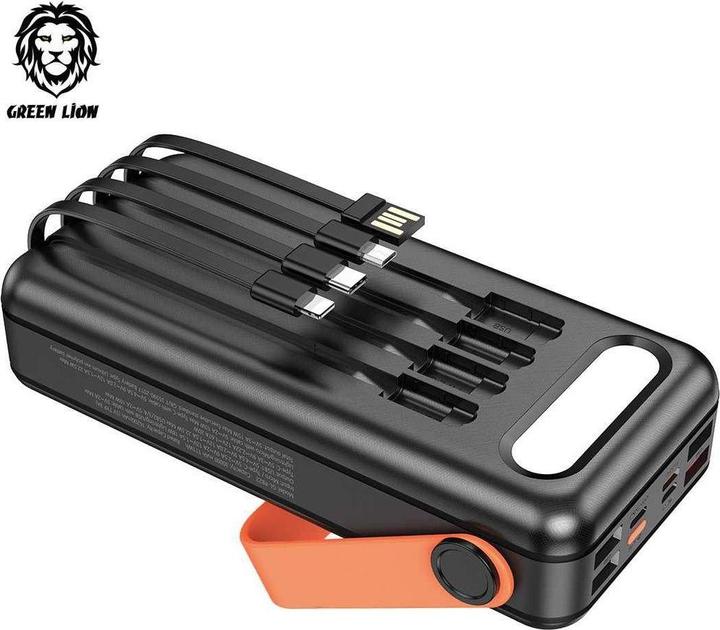 Image du produit Green Lion Banque d'énergie solaire portable 30000 mAh (30000 mAh, 22.50 W)