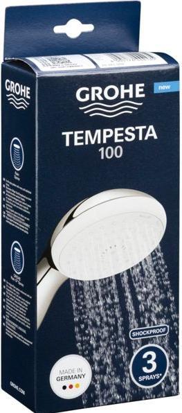 Image du produit Grohe Tempesta 100 (3 Types de jets, 12 l/min)