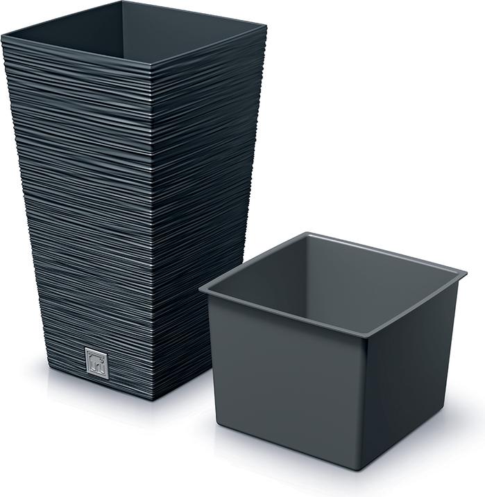 Prosperplast Flowerpot FURU SQUARE, anthracite