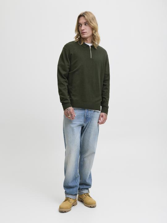 Produktbild Jack & Jones Jjeemil Knit Polo Half Zip Ls Noos (L)
