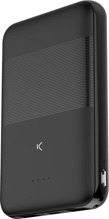 Produktbild KSIX POWER BANK 5.000 MAH USB + USB C-A CABLE BLACK (5000 mAh, 10 W, 10 Wh)